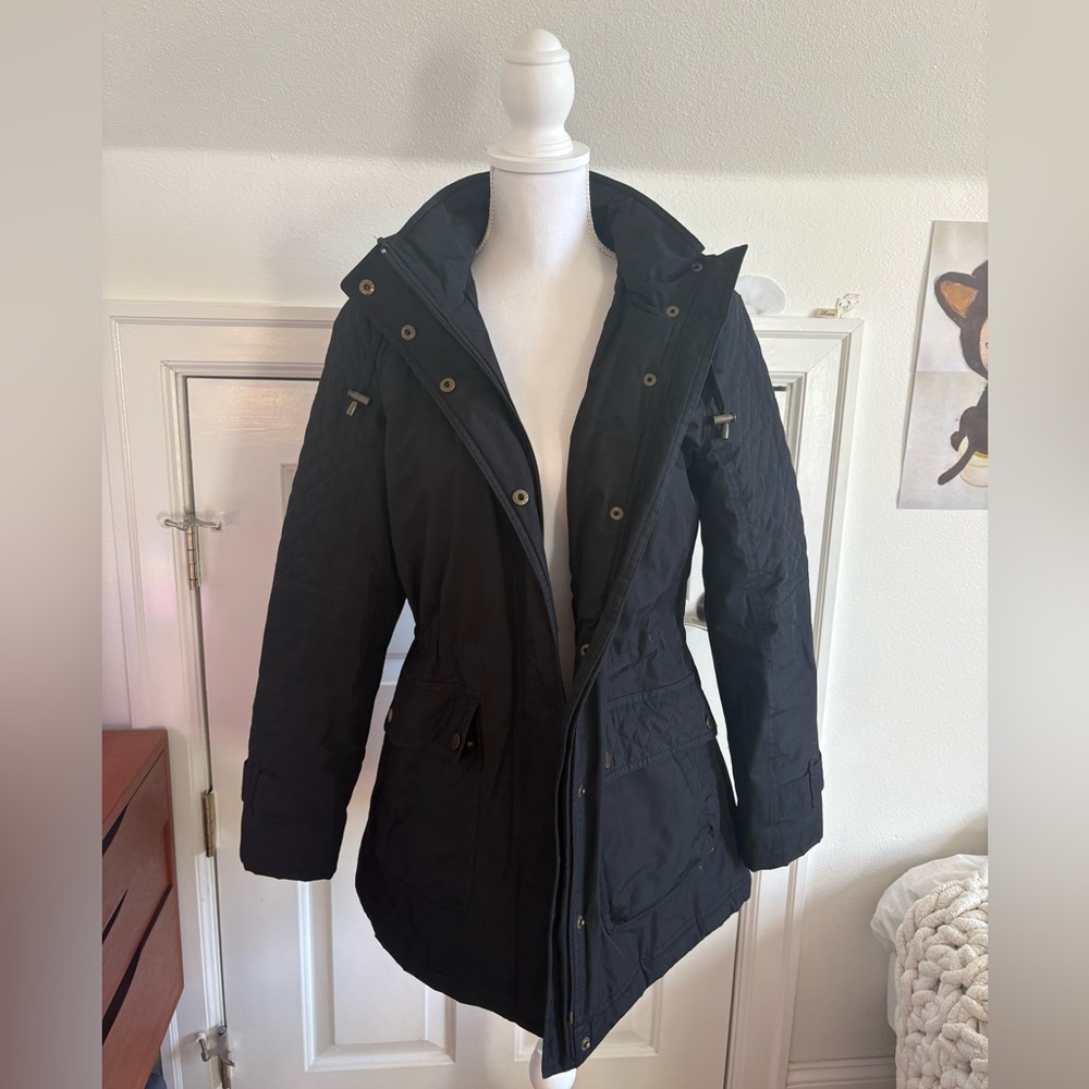 London Fog Women's Black Utility Jacket
